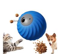 Genérico Zoomie Buddy 2.0 - Zoomie Buddy for Dogs,2 in 1 Interactive Dog Balls & Pet Feeder, Dog Track Food Leaking Ball,for Small or Medium Dogs and Cat (Blue)