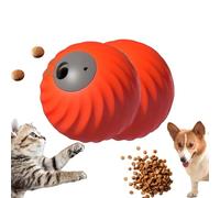 Genérico Zoomie Buddy 2.0 - Zoomie Buddy for Dogs,2 in 1 Interactive Dog Balls ＆ Pet Feeder, Dog Track Food Leaking Ball,for Small or Medium Dogs and Cat (2PCSOrange)
