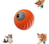 Genérico Zoomie Buddy 2.0, Zoomie Buddy Interactive Pet Toys, Smart Pet Rolling Feeding Ball Eed, Dual Modes, USB Rechargeable, Dog Toys to Keep Them Busy (1Pcs*Orange)