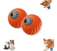 Genérico Zoomie Buddy 2.0, Zoomie Buddy Interactive Pet Toys, Smart Pet Rolling Feeding Ball Eed, Dual Modes, USB Rechargeable, Dog Toys to Keep Them Busy (2Pcs*Orange)