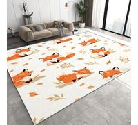 Genérico Zorrito Alfombras Salon Grande Dibujos Animados Animales Alfombras de habitacion Moderna Pelo Corto para Salón Alfombra de Juegos Dormitorio Felpudo Entrada Casa 160x230 cm D-398