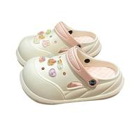 Genérico Zuecos Enfermera Invierno Mujer - Zuecos Unisex Cómodos con Suela Gruesa para Hombre Y Mujer para Uso Diario Transpirables Ligeros E Informales (36)