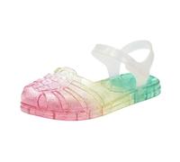 Genérico Zuecos Niña Verano- Sandalia Barefoot De Gelatina De Verano De Playa De Punta Abierta Suela Suave Calzado Informal Exteriores Bebés Y Niños Pequeños Básica
