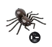 GenericRemote Control Spider Robot - Realistic Walking RC Tarantula Toy with Lights and Spray | Wireless Fright Props For Kids Birthday Pranks, Broma, Moving Legs, Life-Like Crawling, Fun