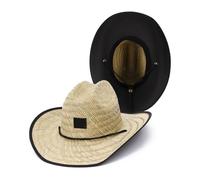 Générique 1PC/2 uds sombrero de mujer paja verano playa sol al aire libre señora(E21FMZ057A)