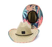 Générique 1PC/2 uds sombrero de mujer paja verano playa sol al aire libre señora(E21FMZ060A)