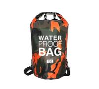 Générique 2/5/10/15/20/30L Camuflaje al Aire Libre Impermeable portátil Rafting Buceo Bolsa Seca Saco Bolsas de natación recubiertas(15L Orange)