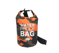 Générique 2/5/10/15/20/30L Camuflaje al Aire Libre Impermeable portátil Rafting Buceo Bolsa Seca Saco Bolsas de natación recubiertas(5L Orange)