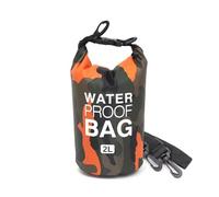 Générique 2/5/10/15/20/30L Camuflaje al Aire Libre Impermeable portátil Rafting Buceo Bolsa Seca Saco Bolsas de natación recubiertas(2L Orange)