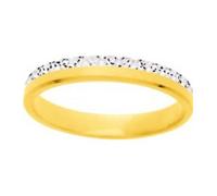 Générique Alianzas de boda bicolor 3 mm - 9 quilates - Brava - 59 - Oro 59