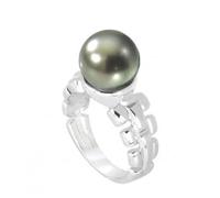 Générique Anillo con perla de Tahití - Fatarau - 61, 9 a 10 mm