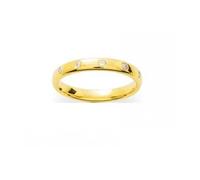 Générique Anillo de boda de oro de 18 quilates y diamantes - Lorea - 68 oro