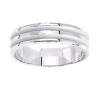 Générique Anillo de boda - Oro blanco de 9 quilates - 5 - Matteo - 49 - Oro blanco