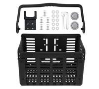 Générique Bike Basket Front | Plegable Front Bicycle Basket | Large Quick Release Design Metal Bas-ket for Adult-Detachable Cycling Commuting Storage Rack for Road Mountain Bike Accessories