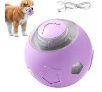 Générique Bola interactiva para perros | Juguete inteligente para gatos y perros con luces LED, accesorio silencioso con LED para ejercicio, enriquecedores juegos de interior para cachorros y gatos