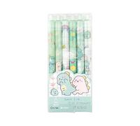 Générique Bolígrafo de gel creativo Kawaii Animal Mignon 0. Bolígrafos de papelería de oficina y escuela negros de bola de 5 mm Nice and Professional 6 unidad