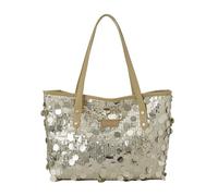 Générique Bolsa de compras de gran capacidad, lentejuelas, bohemia, bandolera, para mujer, bolsa de transporte diaria, noche, Gold 1, One size, Daypack