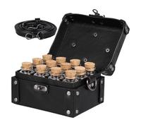 Générique Bottle Box - Cosplay Potion Box | Potionsbox, PU Leather 12 Bottle Set Adjustable Strap With Cork Vials, School Event, Stage Party, Cosplay PotionBox Photography Collection