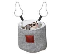 Générique Cama de hámster - Suave y cálida multifuncional de peluche - Nido cálido para ardilla y animales, para invierno frío hámster, ardilla, chinchilla, interior y casa relax y