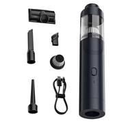 Générique Car Vacuum, Portable Vacuum, Multi Nozzle Attachments, Lightweight Compact Suction, Cordless Air Duster for Home, Vehicle, Keyboard, Furniture, Camping, RV, Truck, Pet Hair, 27 x 5,5 cm