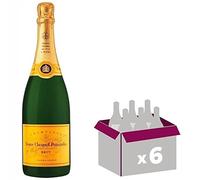 Générique Champán - Champagne Veuve Clicquot - Brut - Carte Jaune, juego de 6 750 mililitros