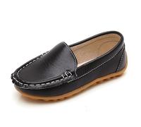 Générique Chaussure Enfant GarçOn Baskets Casual de Cuir pour enfants, Chaussures de promenche léger et Cómodes,pour garçons et filles à porter pour jour pour jour, Le Noir, 35 EU
