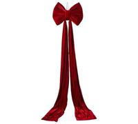 Générique Christmas Bows - 15,75 x 31,5 pulgadas Giant Christmas Decor Tie, Giant Tree Bow Decor, Staircase Backdrop Ribbons | for Outdoor Indoor Fence Front Home Holiday Fall Valentine Accessory
