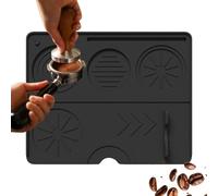 Générique Coffee Tamping Mat, Silicone Tamping Pad, Anti-Slip Corner Matting, Heat-Resistant Bar Tool, Durable Countertop Protector, Ideal para viajes morales, Birthday Gift Enthusiasts Men Women