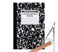 Générique College Notebook, A5 Writing Journal, 60-Page School Organizer, Classroom Dorm Office Work Companion, Travel Business Study Rutina, Stationery Gear for Women, Men, Teacher, Student