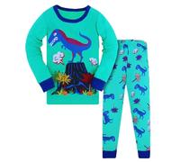 Générique Conjunto de pijama para niño - Ropa para el hogar Niños Chic Dibujos Animados Camisa Camiseta Manga Larga Cuello Redondo Y Pantalones Suaves Ropa Otoño E Invierno