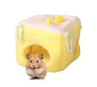Générique Cueva de cama para hámster, hamaca de felpa suave y cálida, cómoda casa de de mascotas, chinchilla, accesorio de hábitat transpirable, cama de dormir para animales pequeños para conejos