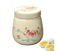 Générique Cup - 220 ml CER The Cups Allow Users to Steam Custards and Prepamic Kitchen Tool,Vintage Ceramic Soft Boiled Cooker | for Home Kitchen Dormitory Apartment Hotel Businesses Rental