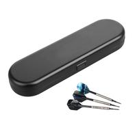 Générique Dart Box Case, Hard Storage Case, Lightweight Carrying Bag, Travel Organizer, Secure Compartment Design, for Tips, Shafts, Flights, Accessories, 15.5x5.0x2.1 cm, Black, PC, Atributo único,