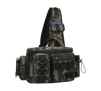 Générique de cinturón de pesca, de almacenamiento para cañas de pescar, de hombro impermeable para camping, senderismo, senderismo, Grande, G, Ver descripción