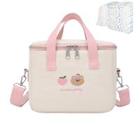 Générique de Viaje - de Almacenamiento compacta y Elegante para mamá, Compartimento Aislado para Botellas con Asas Ajustables, Nacimiento, Rosa., Se référer au