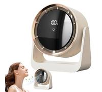 Générique Desk Fan - Mesa Fan para Bedroom | Silent Desk Fan | Wall Mounted Bedroom Ventilador, Night Lights For Kids With Fan, Desktop Fan USB Fan, USB recargable Personal Fan para el hogar