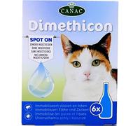 Generique DIMETHICON - Pipetas antipulgas y garrapatas Spot on para gatos, x 6 pipetas