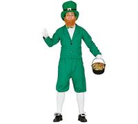 Generique - Disfraz de Leprechaun verde para hombre, día de San Patricio, talla L (52-54)