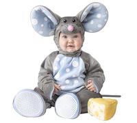 Generique - Disfraz de ratón Gris para bebé -Lujo - 6-12 Meses (66-74 cm)