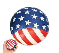 Générique Footbag Sack - Puf Bandera Americana Patriótica de 2,36 Pulgadas | Bandera de Estados Unidos para jugar al aire libre | Puf Footbag para adultos y formación profesional. Tela.
