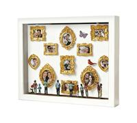 Générique Frame - Light Up Wood Display, Figuras Shadow Box | DIY Memory Photo Showcase Creative Keepsake Collection Kit, Decorative Illuminated Display Case Craft Project Set