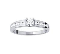 Générique Ginha - Diamantes solitarios de oro blanco 47