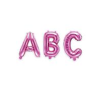 Generique - Globos de letras rosas de aluminio, 35 cm