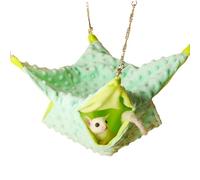 Générique Hamaca para chinchilla | de doble capa - Cama escondite para conejos - para pequeños animales hurones conejo y azúcar Glider Accesorios para jaula para jugar y dormir