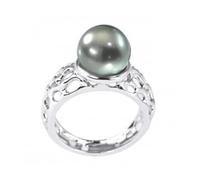 Générique Honura - Anillo de plata 55 con perlas de Tahití