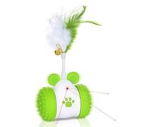 Générique Juguete inteligente para gatos, juguete interactivo para mascotas, rodillo automático con resorte y , recargable para entrenamiento de interior de juego, material ABS, 2000 mAh, tipo C