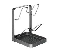 Générique lid rack - pot rack | kitchen storage Organisers, expandable pan lid Organiisers racks, holder stainless steel kitchen storage with 10 compartments suitable for pans pan organizer