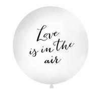 Generique Love is in The Air - Globo de látex gigante blanco - 1 metro