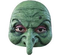 Générique - mahal671 - Semimáscara látex Adulto Bruja Verde - Talla única