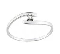 Générique Maribel - Diamante solitario de oro blanco de 9 quilates, oro blanco 59